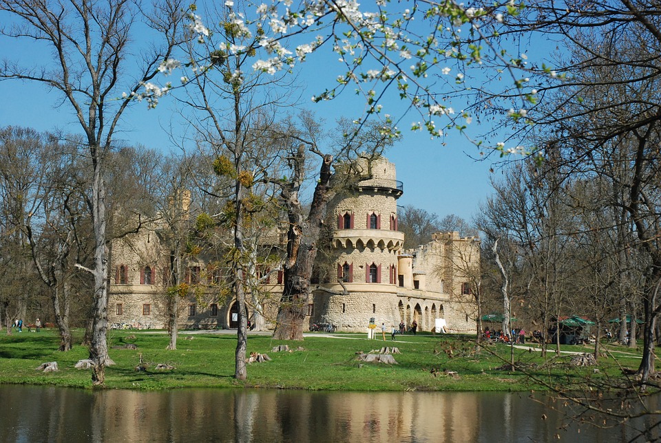 Janův hrad na jaře